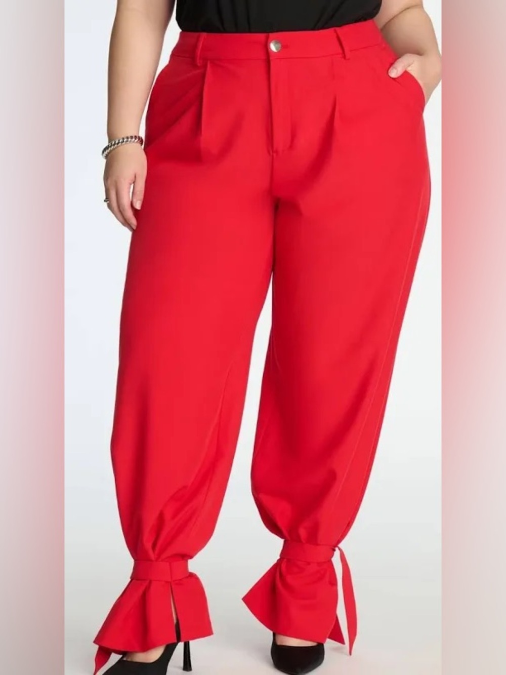 Eloquii Ankle Tie Trouser - NWT